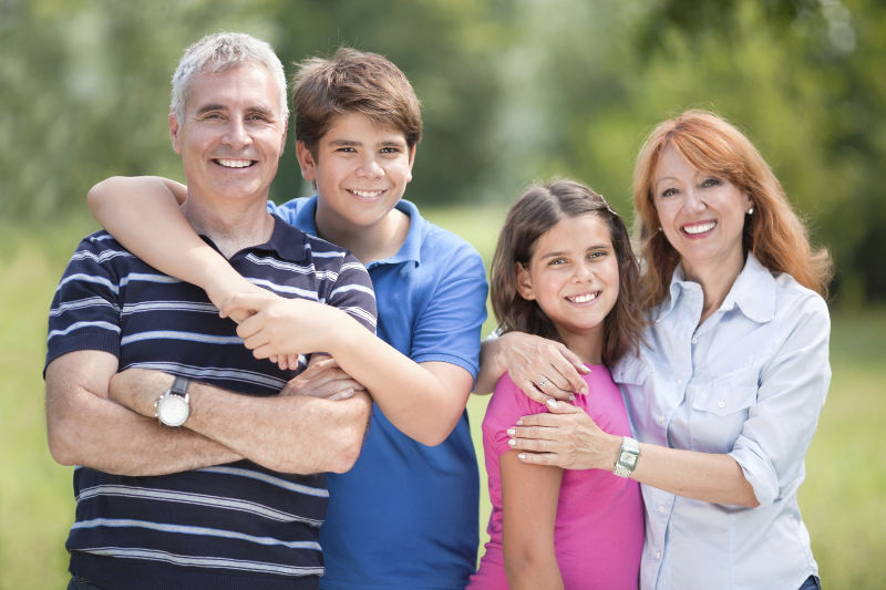 Smiling Family